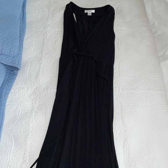 Motherhood Maternity super soft, long black dress - Picture 6 of 6